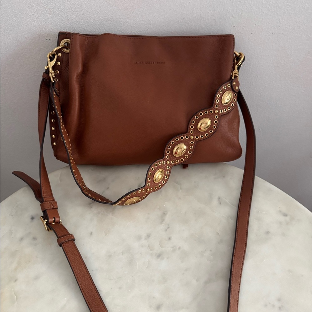 Aimee Kestenberg Roma Pebble Leather Shoulder Bag